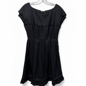 Miu Miu Black Fit & Flare Dress IT 40 (US 4) Pockets Made in Italy